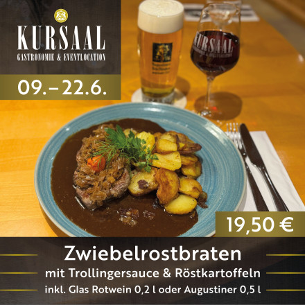 Essen gehen in Stuttgart, ob Mittagessen oder Abendessen - besuchen Sie uns am Kurpark