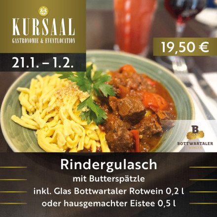 Essen gehen in Stuttgart, ob Mittagessen oder Abendessen - besuchen Sie uns am Kurpark