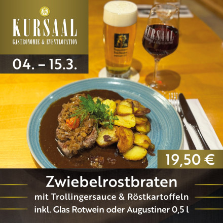 Essen gehen in Stuttgart, ob Mittagessen oder Abendessen - besuchen Sie uns am Kurpark